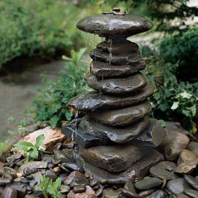 Water Fountains - rocks